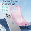 Miniatyrbild 3 av 7: ESR Project Zero MagSafe Case iPhone 16 Pro Max Frosted Pink