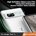 Miniatyrbillede 3 af 7: Imak 2 Pack Hærdet Glas Kamerabeskyttelse Google Pixel 7a Transparent