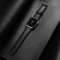 Miniatyrbild 7 av 7: Dux Ducis Läderarmband Apple Watch 38/40/41 mm Svart