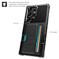 Miniatyrbild 2 av 7: Armor Card Case Galaxy S25 Ultra Svart