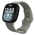 Pikkukuva 1 / 3: Fitbit Versa 4/Sense 2 -silikoniranneke, harmaa (L)