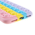 Miniatyrbillede 5 af 6: iPhone 7/8/SE Skal Silikon Pop It Fidget Rosa