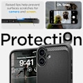 Miniatyrbild 8 av 10: Spigen iPhone 16 Case Rugged Armor MagSafe Black