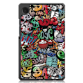 Miniatyrbild 9 av 9: Samsung Galaxy Tab A9 Fodral Tri-fold Graffiti
