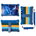 Miniatyrbild 7 av 7: Samsung Galaxy Tab A8 10.5 Skal Pop It Fidget Multiblå