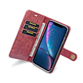 Pikkukuva 6 / 8: DG.MING 2-in-1 Magnet Plånbok iPhone XR Punainen