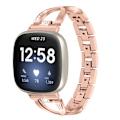 Pikkukuva 2 / 3: Rhinestone Kristallarmband Fitbit Versa 3/Sense Rose Guld