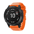 Pikkukuva 1 / 5: Silikoniranneke Garmin Fenix 6X/6X Pro/7X Oranssi