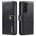 Miniatyrbillede 1 af 10: DG.MING 2-i-1 Magnet Pung Samsung Galaxy S22 Sort