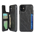 Miniatyrbillede 1 af 9: Etui med skjult pung til iPhone 11 Sort