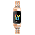 Pikkukuva 3 / 4: Dual Rhinestone Armband Fitbit Charge 6 Roséguld