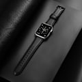 Pikkukuva 7 / 7: Dux Ducis Nahkainen ranneke Apple Watch Series 10 42mm Musta
