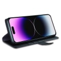 Miniatyrbillede 3 af 7: Ægte læder etui iPhone 15 Pro Sort