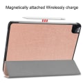 Miniatyrbillede 5 af 8: iPad Pro 11 4. generation (2022) Etui Tri-fold Rosa