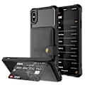 Pikkukuva 1 / 6: Moni korttipaikka kotelo iPhone XS Max Musta