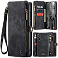 Miniatyrbillede 1 af 10: CaseMe Multi-Slot 2 i 1 Pungetui Galaxy S25 Sort
