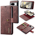 Miniatyrbild 1 av 9: DG.MING 2-in-1 Magnet Wallet Google Pixel 8 Red