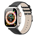 Miniatyrbillede 1 af 9: Dux Ducis Læderarmbånd Apple Watch 38/40/41 mm Sort