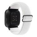 Miniatyrbillede 2 af 3: Flettet nylonarmbånd Fitbit Versa 4/Sense 2 Hvid