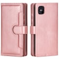Miniatyrbild 1 av 3: Läder Plånboksfodral Multi-Slot iPhone 13 Roséguld