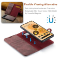 Miniatyrbild 7 av 8: DG.MING 2-in-1 Magnet Wallet Google Pixel 7 Pro Red