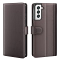 Pikkukuva 1 / 6: Aito nahkakotelo Samsung Galaxy S22 Ruskea
