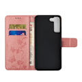 Pikkukuva 2 / 4: Perhoskuvioitu nahkakotelo Galaxy S22 Plus - Pinkki
