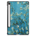Miniatyrbild 8 av 8: Samsung Galaxy Tab S9 FE Fodral Tri-fold Körsbärsblommor