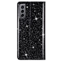 Miniatyrbild 7 av 7: Glitter Plånboksfodral Samsung Galaxy S22 Plus Svart