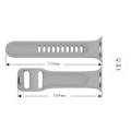 Miniatyrbillede 3 af 4: Silikone Rem Apple Watch Ultra 2 49mm Grå