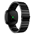 Miniatyrbillede 2 af 4: Lænkearmbånd Fitbit Versa 3/Sense Sort