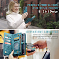 Miniatyrbillede 7 af 10: CaseMe Multi-Slot 2 i 1 Pungetui Galaxy S25 Ultra Blå