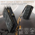 Miniatyrbillede 6 af 9: CaseMe Multi-Slot 2 i 1 Pungetui iPhone 14 Pro Max Sort