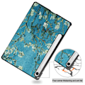 Miniatyrbillede 5 af 8: Samsung Galaxy Tab S10 FE Cover Tri-fold Kirsebærblomster