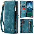 Miniatyrbild 1 av 10: CaseMe Multi-Slot 2 i 1 Plånboksfodral Galaxy S25 Blå