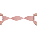 Pikkukuva 5 / 5: Elastinen Nylon-ranneke Apple Watch Series 10 42mm Vaaleanpunainen