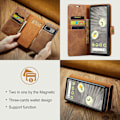 Miniatyrbillede 7 af 8: DG.MING 2-i-1 Magnet Pung Google Pixel 8a Cognac