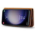 Miniatyrbillede 3 af 10: DG.MING 2-i-1 Magnet Pung Samsung Galaxy S23 FE Cognac