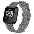 Miniatyrbillede 1 af 7: Canvasrem til Fitbit Versa/Versa 2 Grå