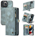 Miniatyrbild 1 av 7: CaseMe Multi-Slot 2 i 1 Plånboksfodral iPhone 13 Pro Blå