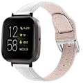 Pikkukuva 1 / 2: Aito nahkaranneke Fitbit Versa 3/Sense Valkoinen