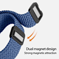 Pikkukuva 4 / 9: Dux Ducis Elastinen Nyloninen Kudottu Ranneke Apple Watch Series 10 42mm B
