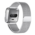 Pikkukuva 2 / 4: Milanese Loop -ranneke Fitbit Versa/Versa 2 - hopea