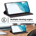 Miniatyrbillede 3 af 6: LC.IMEEKE Pungetui Samsung Galaxy A14 Kulfiberstruktur