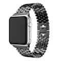 Miniatyrbillede 1 af 4: Polygon Metal Rem Apple Watch 42mm Sort