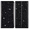Pikkukuva 1 / 7: Kimalteleva lompakkokotelo Samsung Galaxy A15 Musta