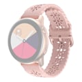 Miniatyrbillede 1 af 4: Blomster silikonearmbånd til Samsung Galaxy Watch FE Rosa