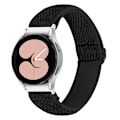 Miniatyrbillede 1 af 3: Flettet nylonrem til Samsung Galaxy Watch FE - Sort