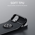 Pikkukuva 4 / 6: Kuori kääntyvällä rengaspidikkeellä iPhone 15 Plus Musta
