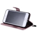 Pikkukuva 3 / 6: Magneettinen nahkainen lompakkokotelo iPhone 7/8/SE Roséguld
